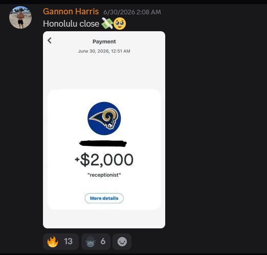 Student win — $2,000 close